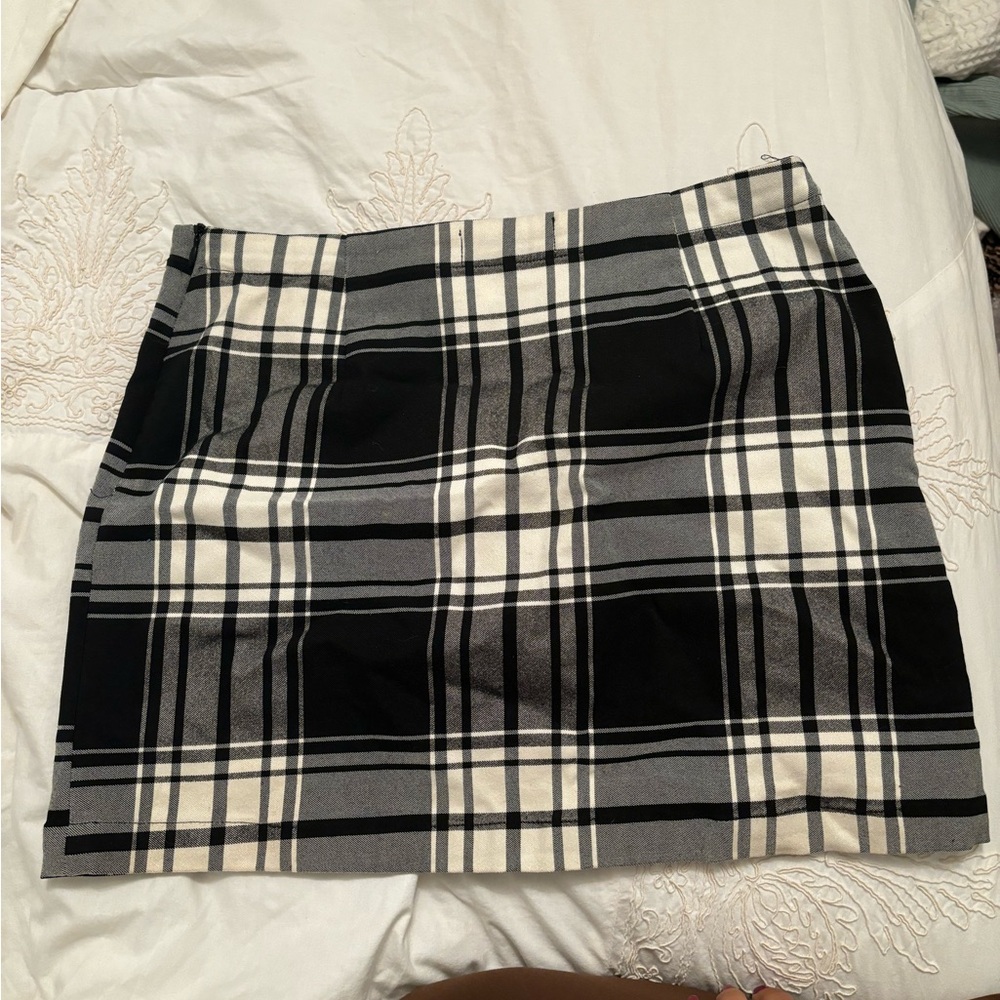Plaid urban outfitters skirt